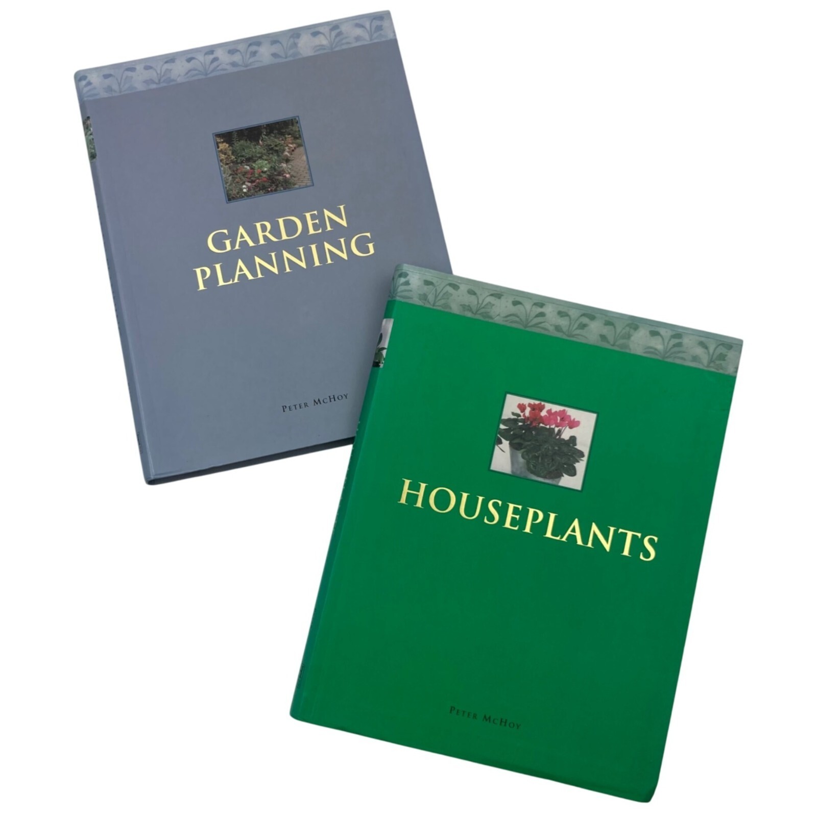 Hermes House GARDEN PLANNING & HOUSEPLANTS by Peter McHoy Softcover Book Set 2