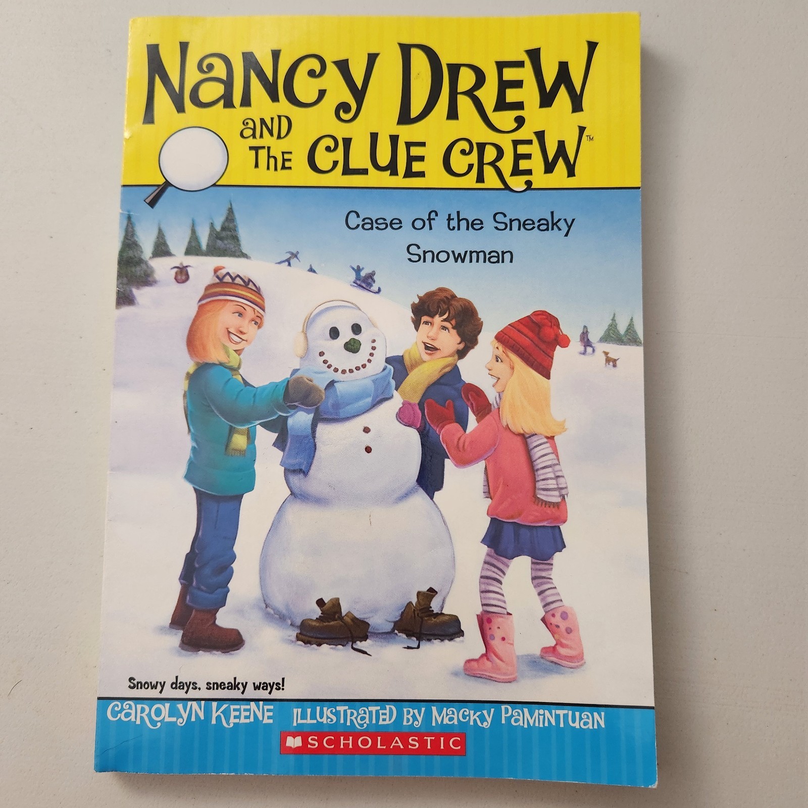 Case of the Sneaky Snowman by Carolyn Keene and Macky Pamintuan (2007, Trade…