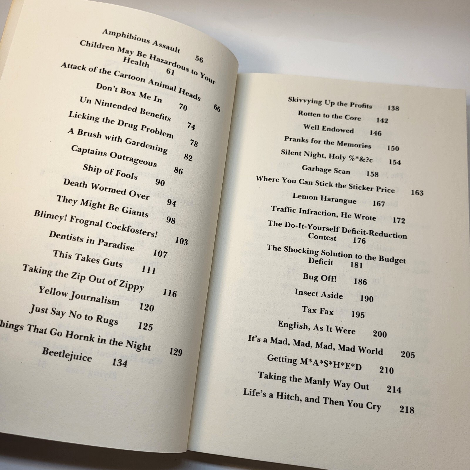 Dave Barry Talks Back Paperback BOOK by Dave Barry 286 Pages 1991