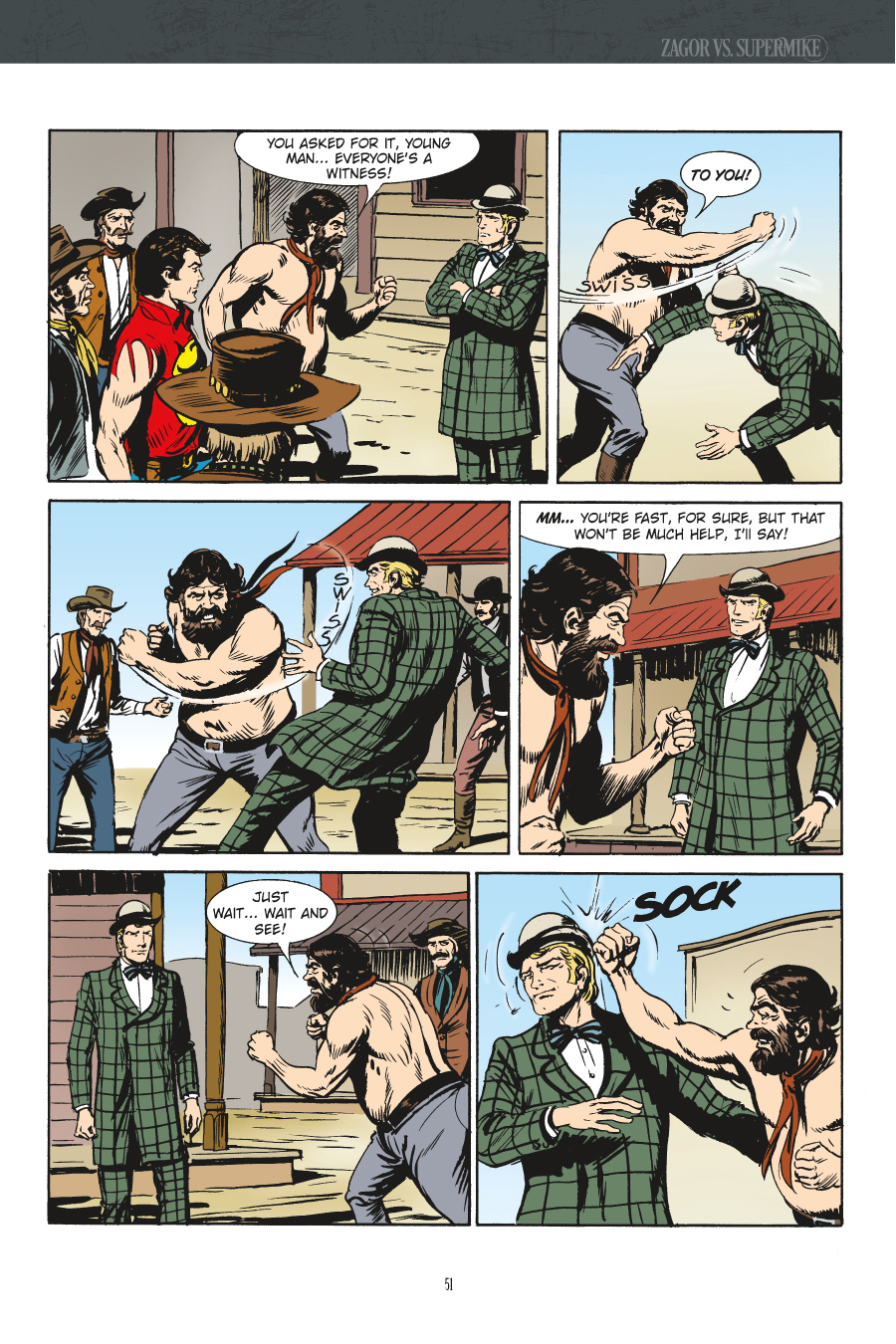 Zagor vs. Supermike (2017 Paperback), GN, Nolitta, Ferri, Rubini