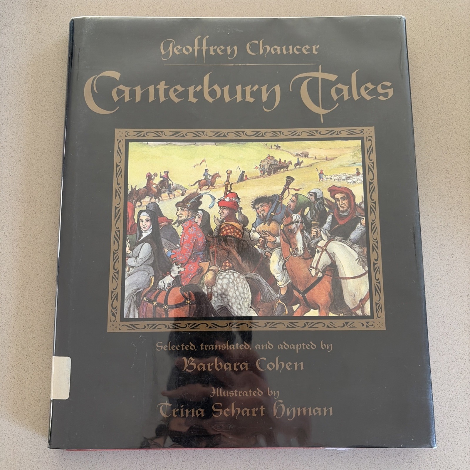 CANTERBURY TALES Geoffrey Chaucer ILLUSTRATED Cohen & Hyman HC DJ 1988 1ST EDIT