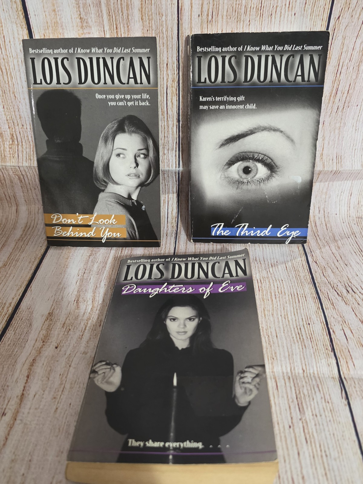 Lois Duncan Paperback Book Lot Of 3 Horror Thriller Vintage Teen Guc