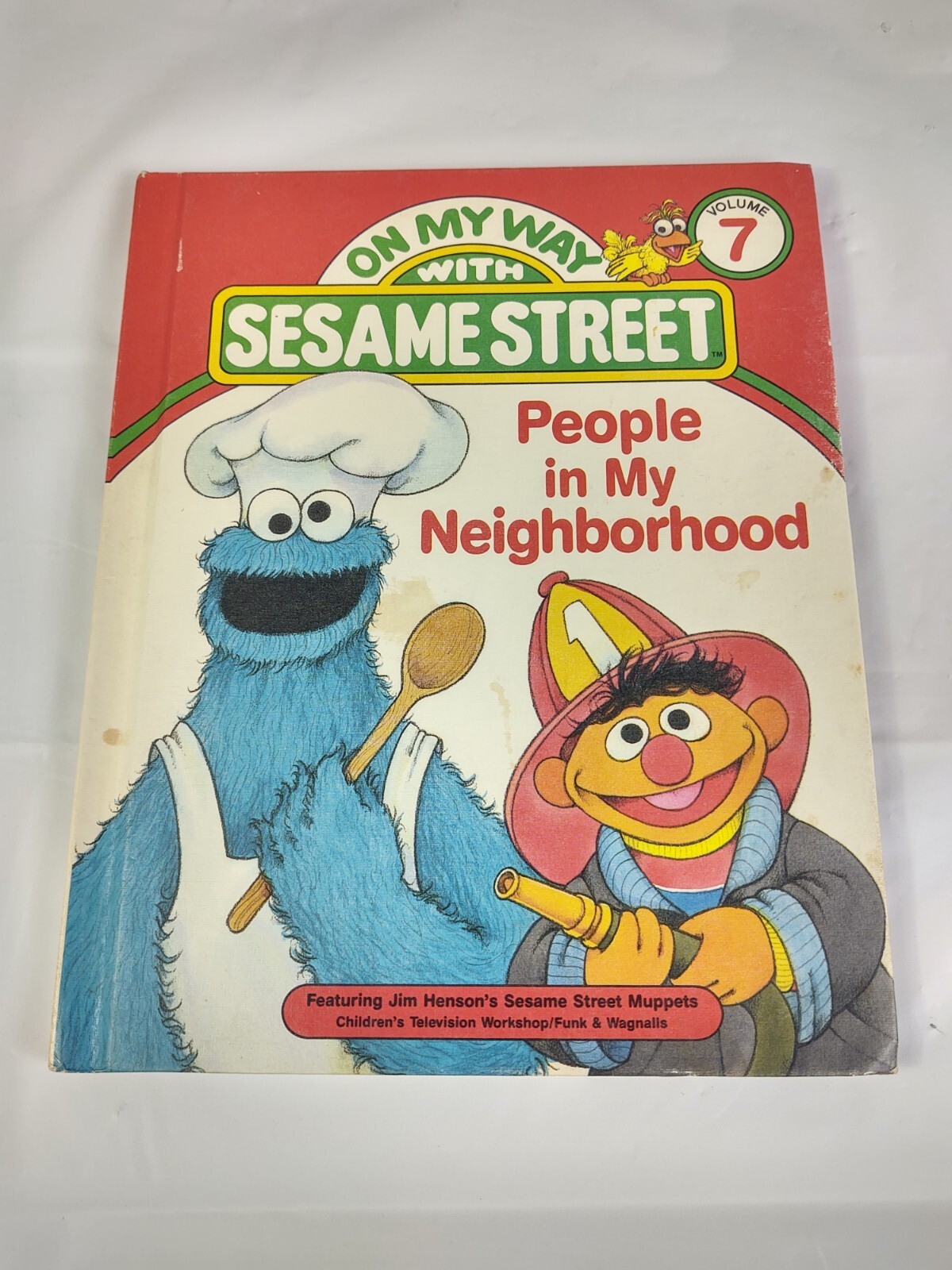 Vtg 89 On My Way With Sesame Street Volume 7 People In My Neighborhood Book CTW