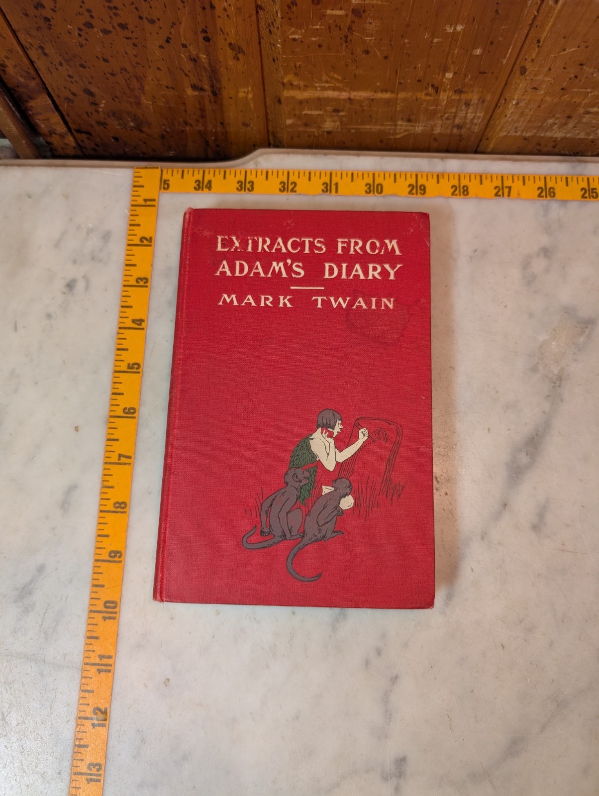 1904 Mark Twain Extracts From Adam’s Diary Vintage Hardcover Book