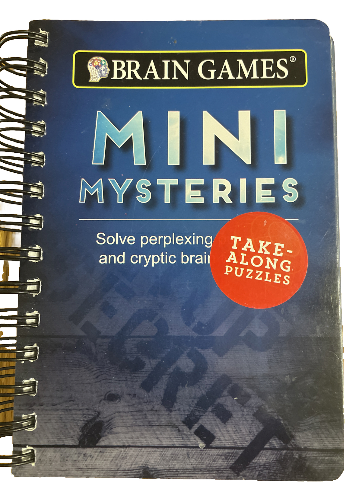 Brain Games Mini Mysteries Fun Take Along Puzzles Spiral 246 Pages