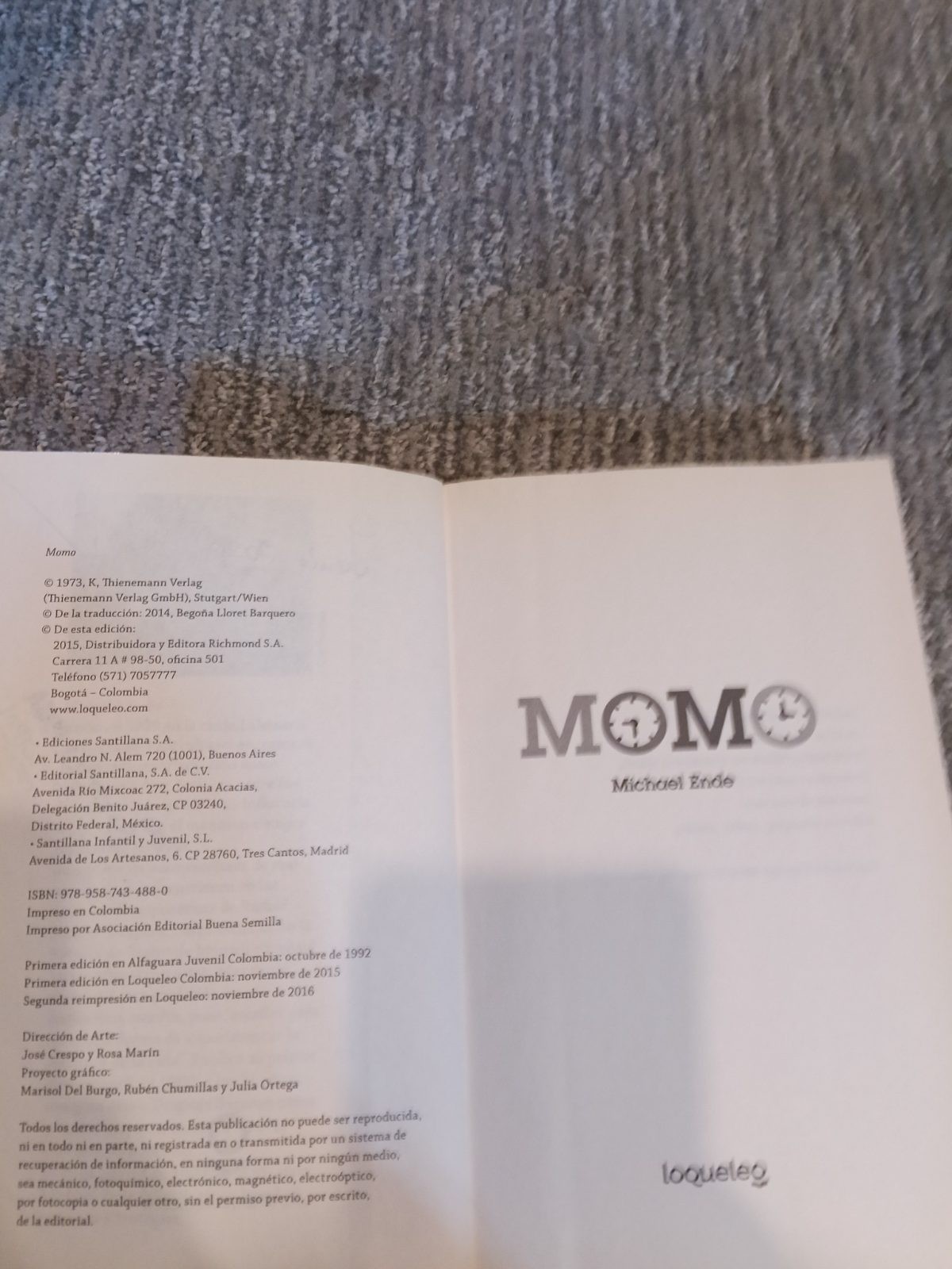 Momo Michael Ende Edition Unknown (Unknown Year) [VG]