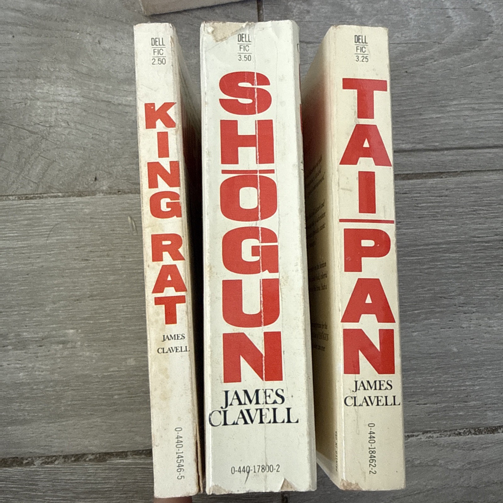 James Clavell His Three Epic Novels Box Set Shogun Tai-Pan King Rat 3 Paperback