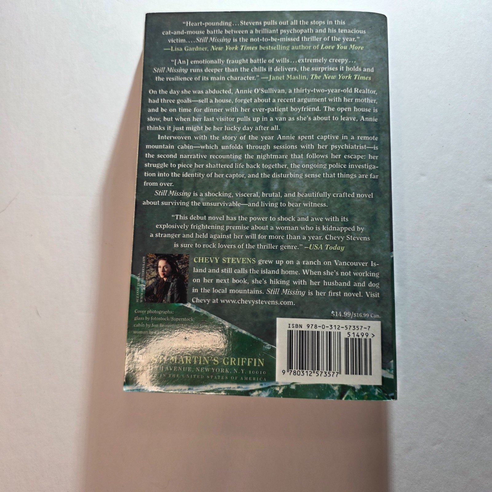 Still Missing: A Novel – Paperback By Stevens, Chevy – VERY GOOD