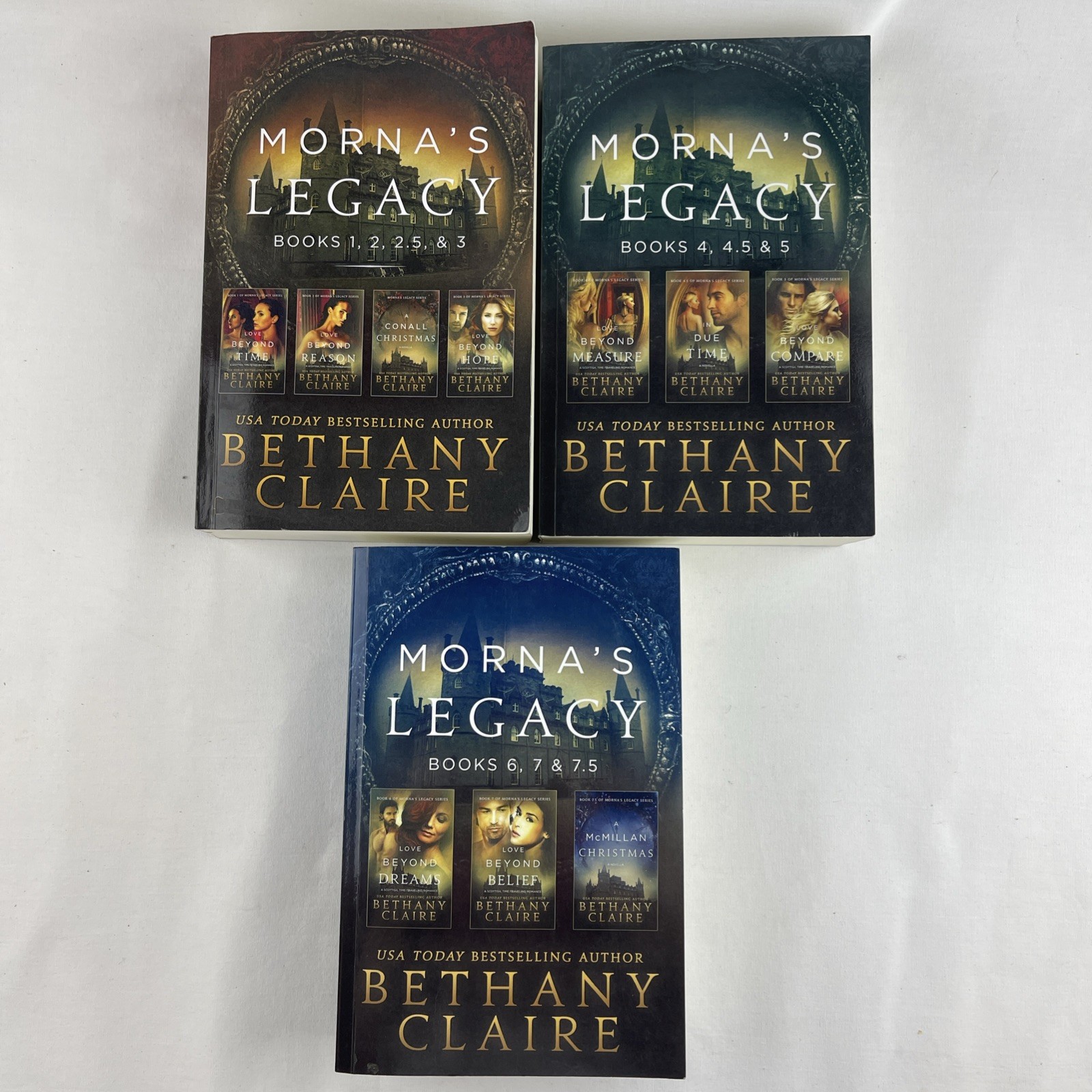 Morna’s Legacy Books 1 2 2.5 3 4 4.5 5 6 7 7.5 Scottish Time Travel Romances Lot