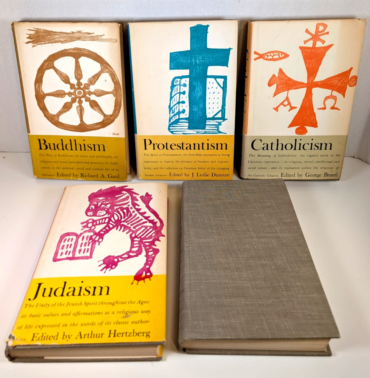 Great Religions of Modern Man Books Series Braziller HC DJ ~Choose a Title