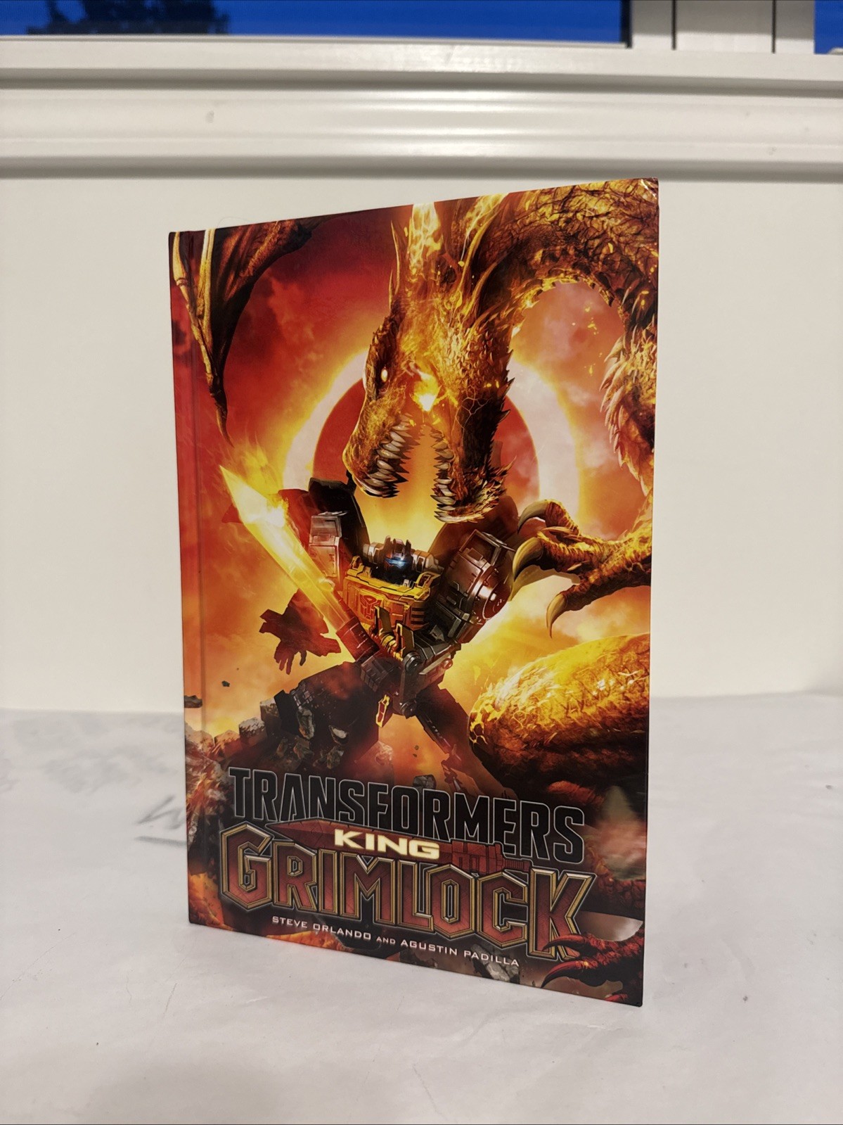 TRANSFORMERS: KING GRIMLOCK (IDW 2022 HC ~ Steve Orlando / Agustin Padilla)