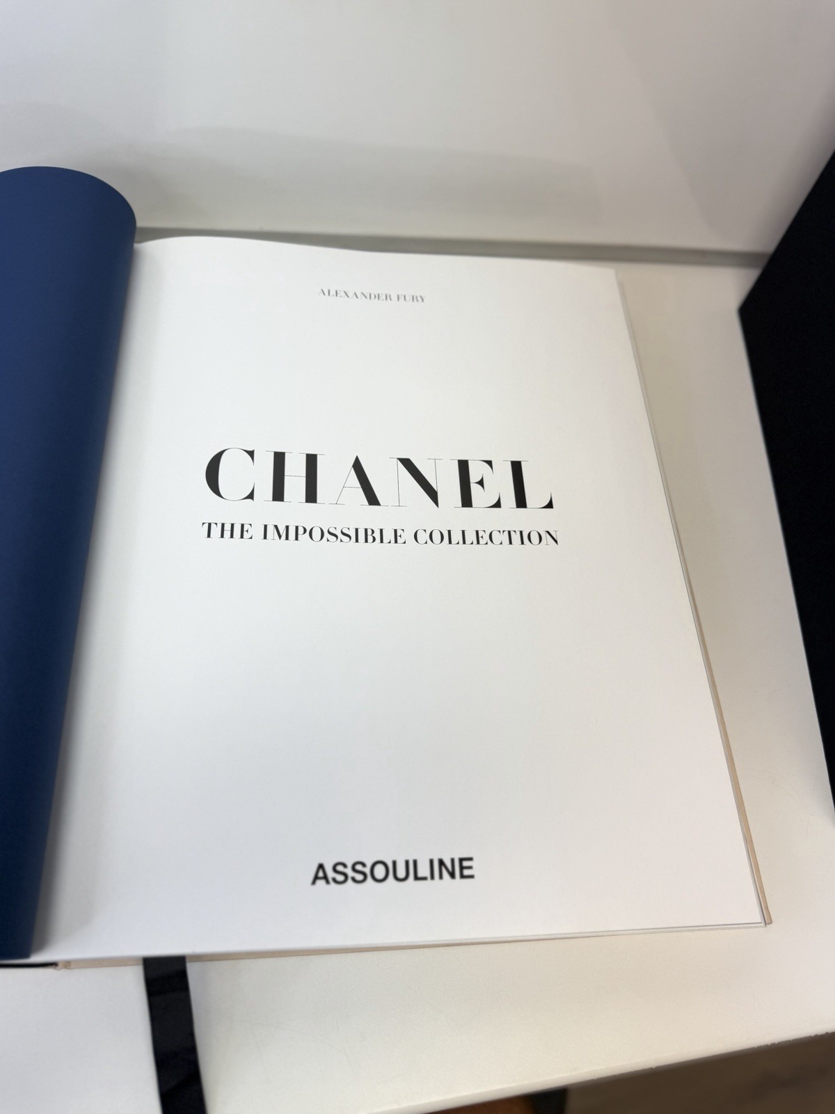 Chanel Assouline The Impossible Collection HUGE Classic Model Picture Book W/Box