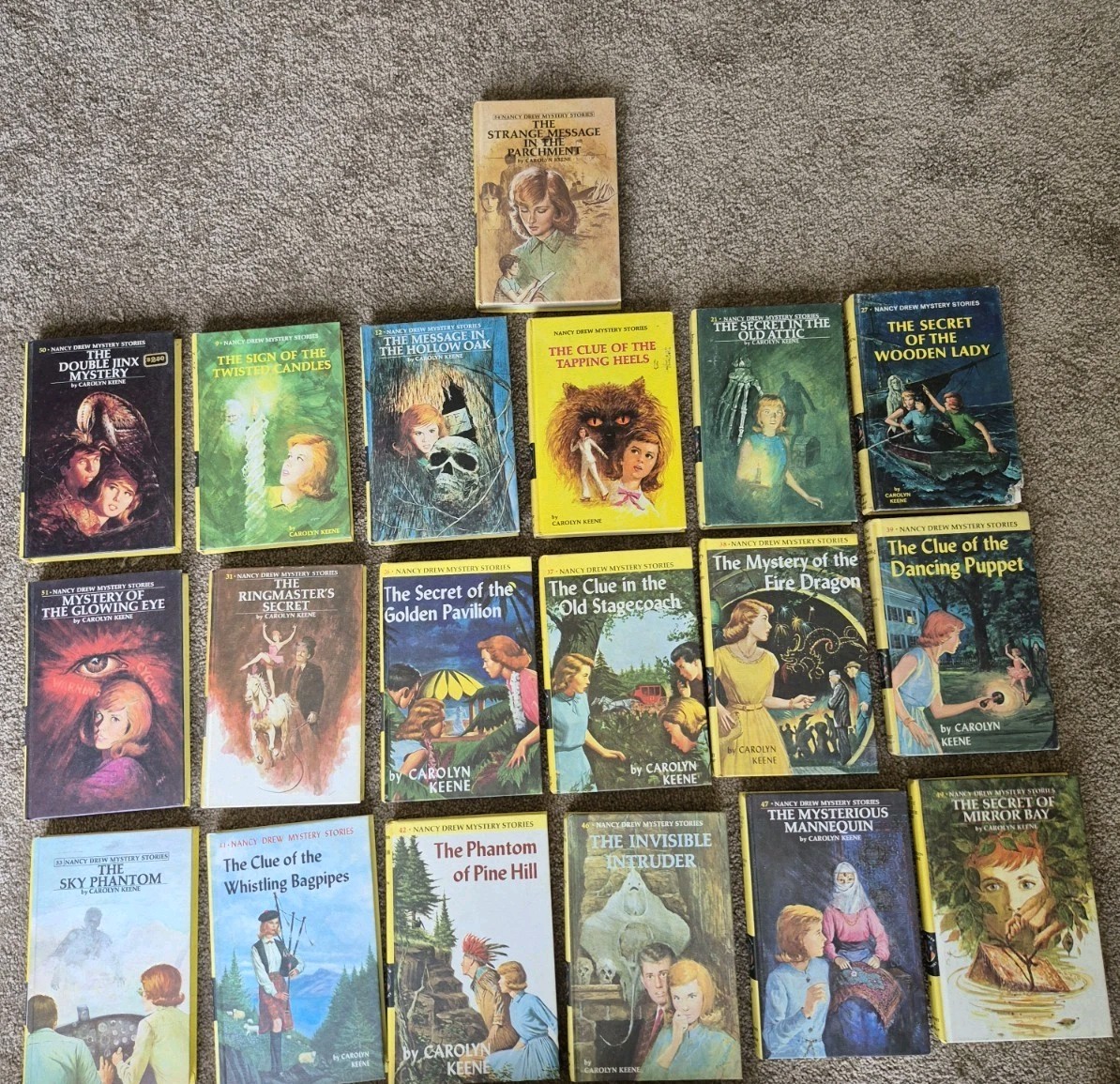 Lot (25) Vtg Nancy Drew Mystery Stories HC & 6 Hardy Boys From 1959 – 1977