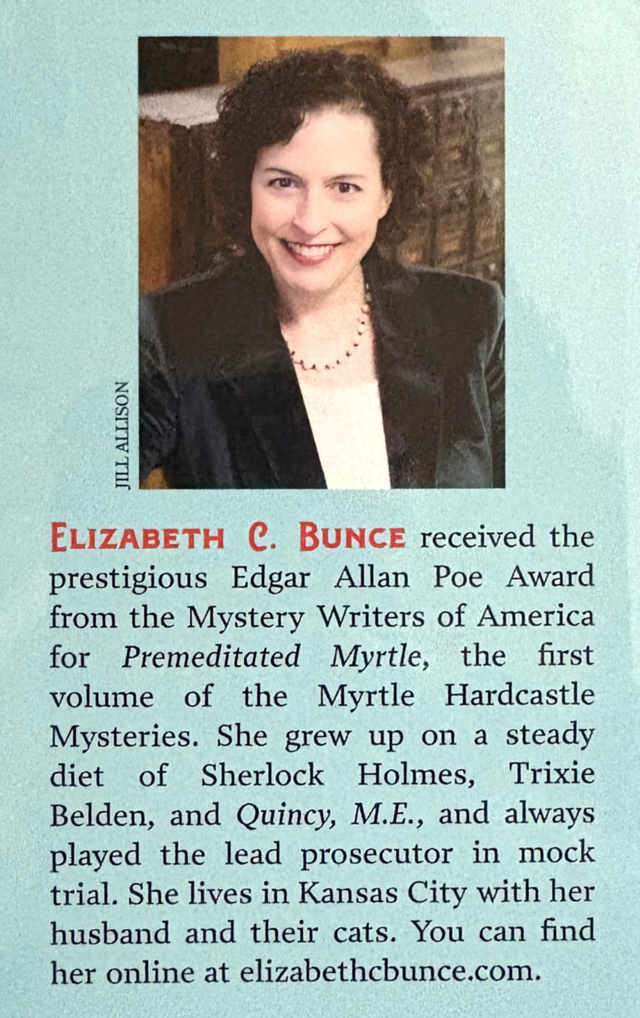 COLD-BLOODED MYRTLE (Myrtle Hardcastle Mystery Series) by ELIZABETH C. BUNCE