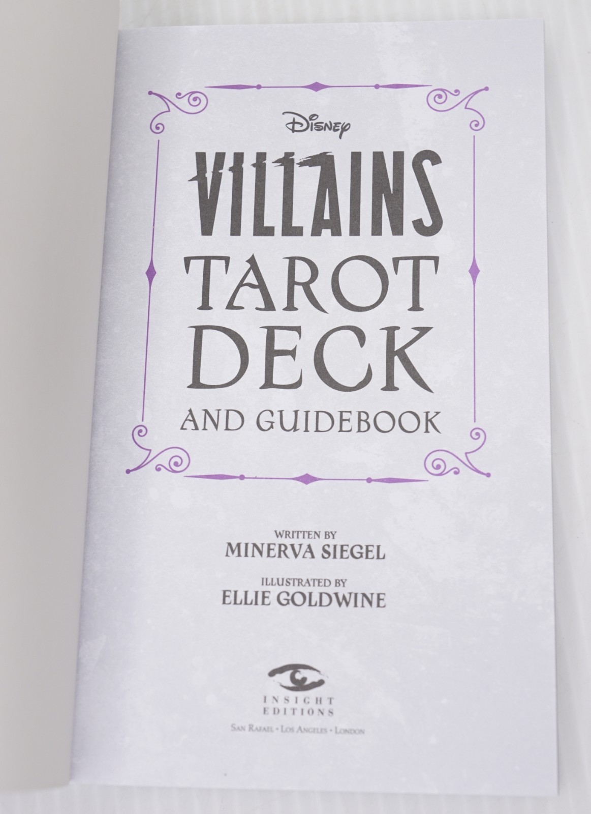 Disney Villains Tarot Deck and Guidebook Fully Illustrated 78 Card Deck Box Set