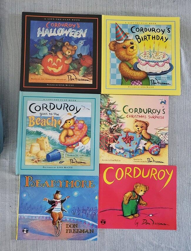 Lot 6 CORDUROY Books 3 HARDCOVER LIFT THE FLAP and BEARYMORE