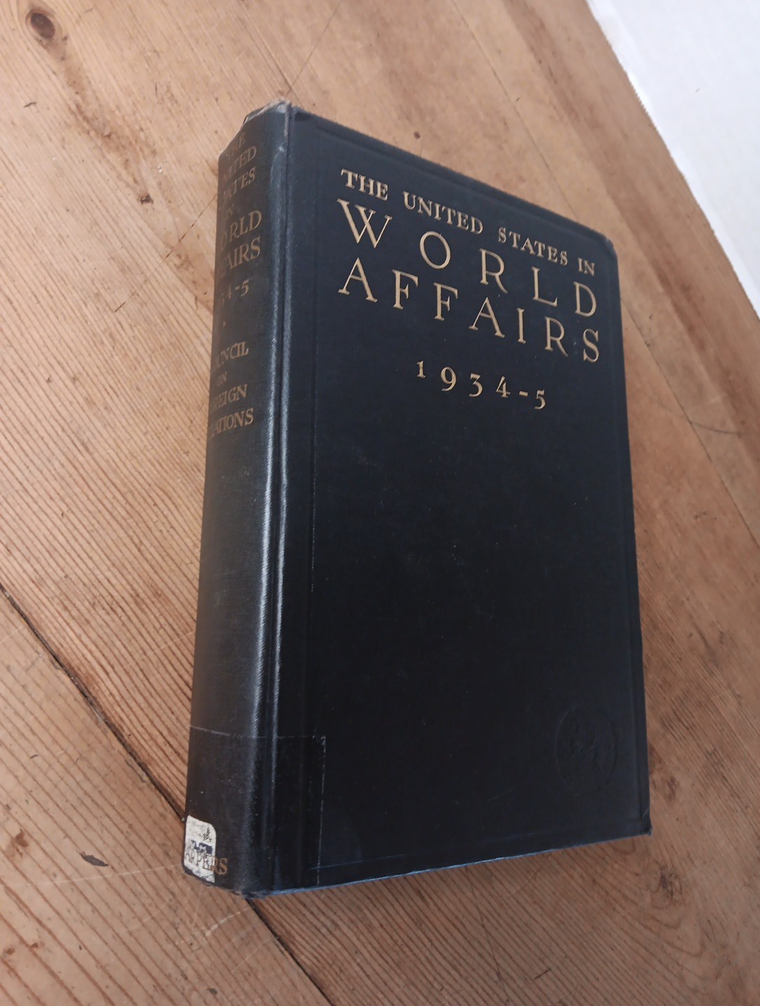 The United States in World Affairs 1934-5 HC Book Council Of Foreign Relations