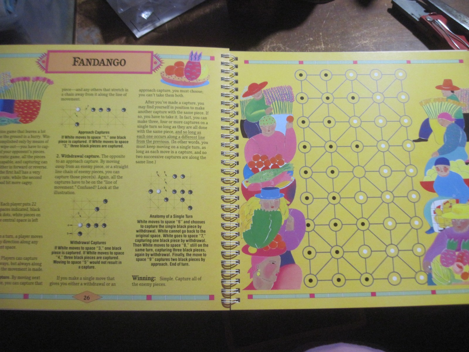 The Book of Classic Board Games with Other (Klutz) – Spiral-bound – GOOD