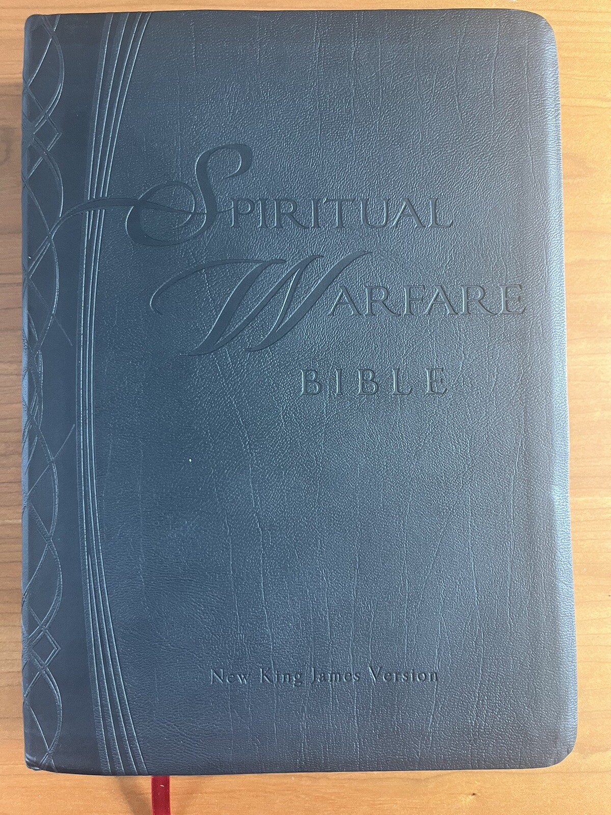 Spiritual Warfare Bible, New King James, Charisma House Black Leather – NEW