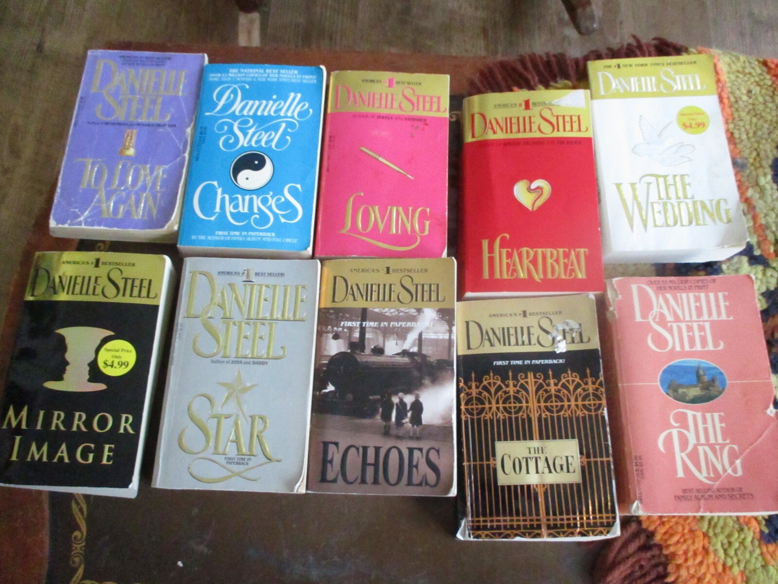 Danielle Steel lot of 10 MM Paperbacks