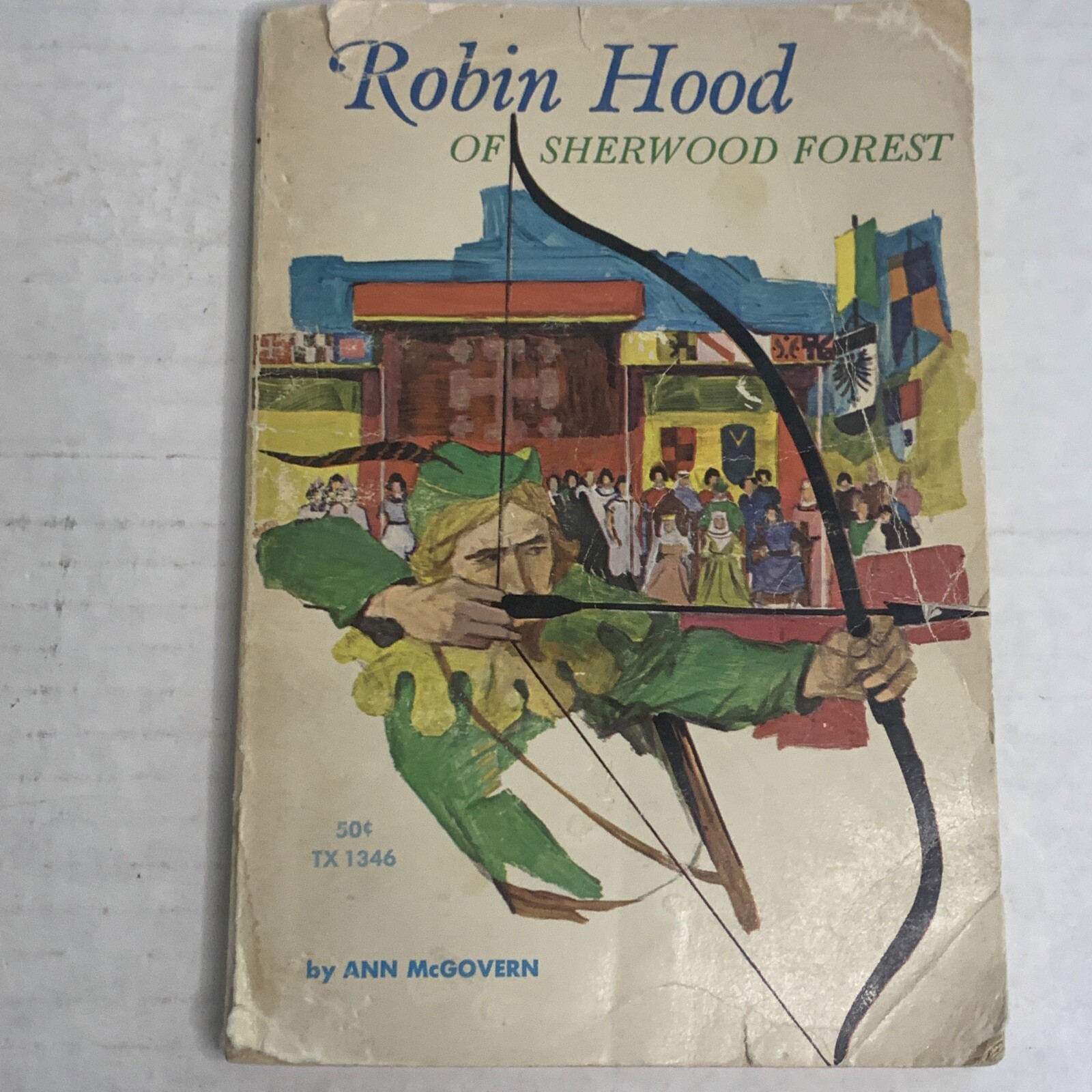 Lot of 2 Vintage 1960s Scholastic Book Services Paperbacks Dolittle/ Robin Hood
