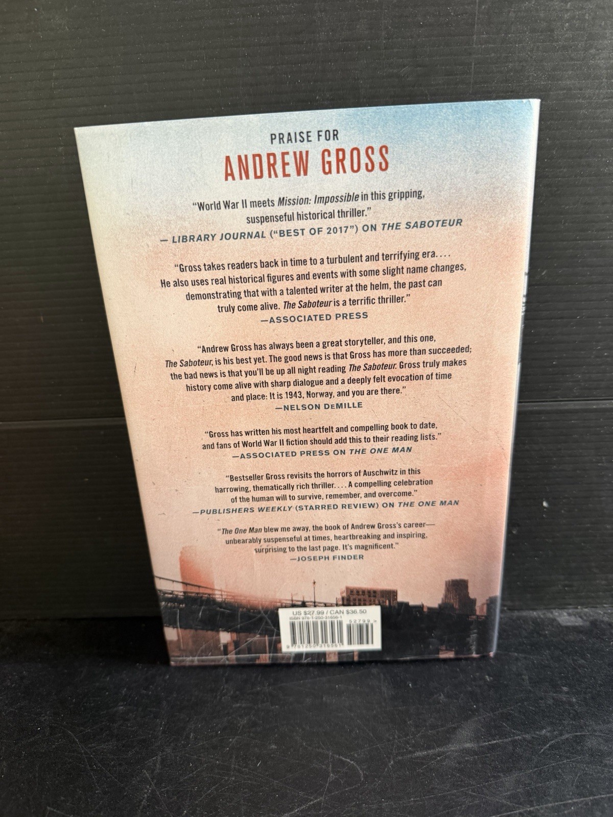 SIGNED 1st Edition 1st Printing Button Man Andrew Gross HC DJ 2018 Mafia Novel