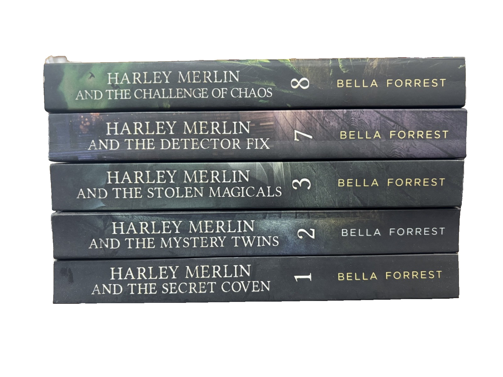 Bella Forrest Harley Merlin Series PB Book Lot of 5 Numbers 1-3 7-8