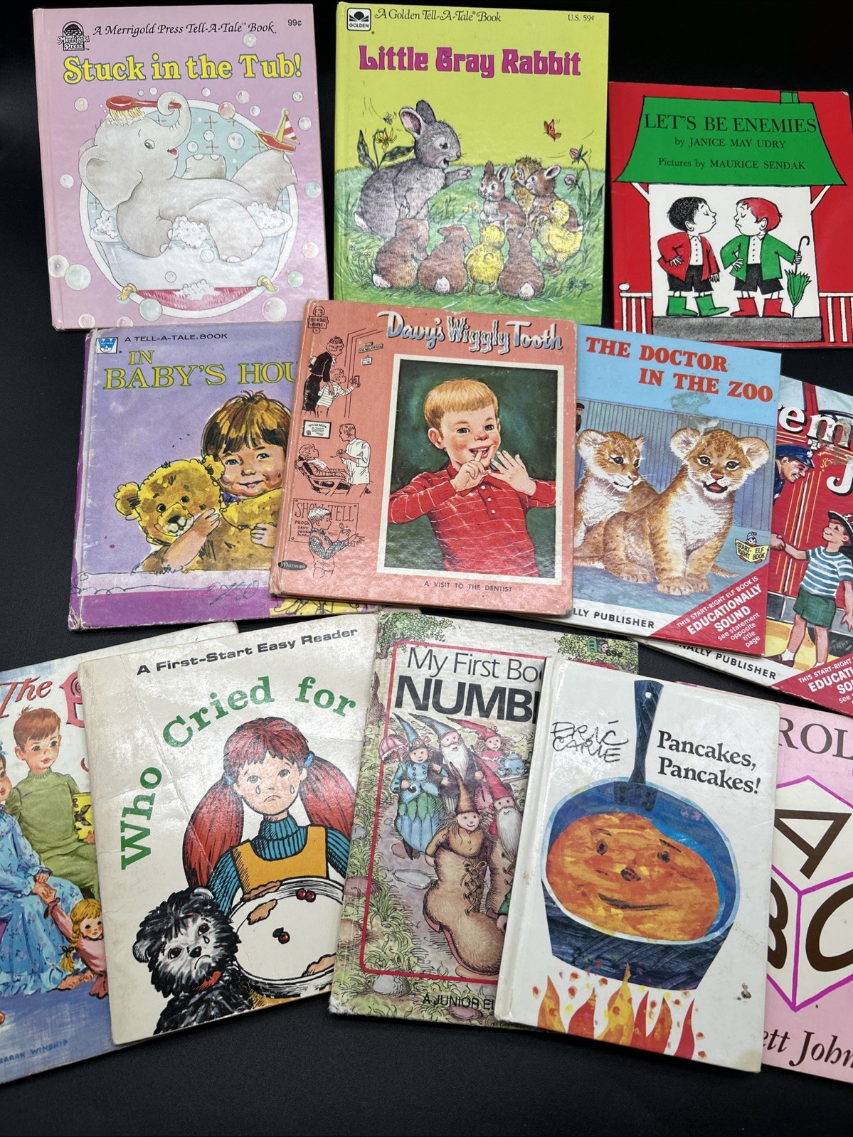 Vintage Children’s Books Lot Small/Mini Readers Tell-Tale 60’s-90’s