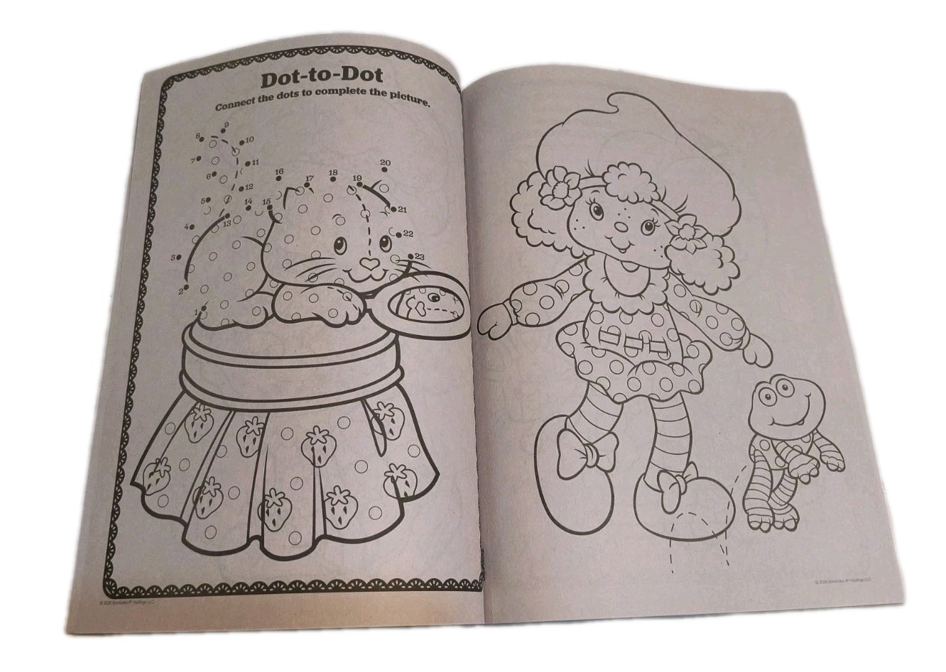Strawberry Shortcake Jumbo Coloring & Activity Book Tear/Share Pages 🆕🆓 ship!