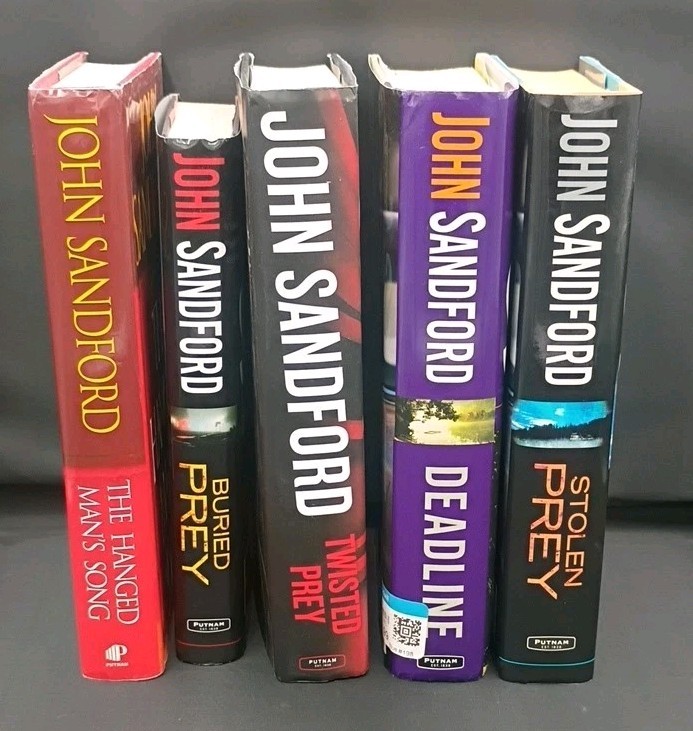 John Sandford Lucas Davenport Mixed Lot of 6 Crime Thriller Books Prey Series
