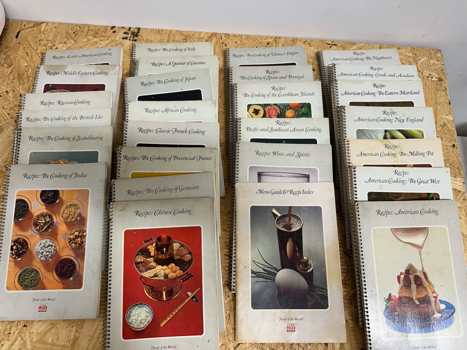 Foods of The World Time Life Books 1960s HUGE Lot Of 26 Books Plus Menu Guide