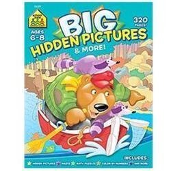 School Zone Big Hidden Pictures & More Workbook: 320 Pages, 1st Grade, 2nd Grad