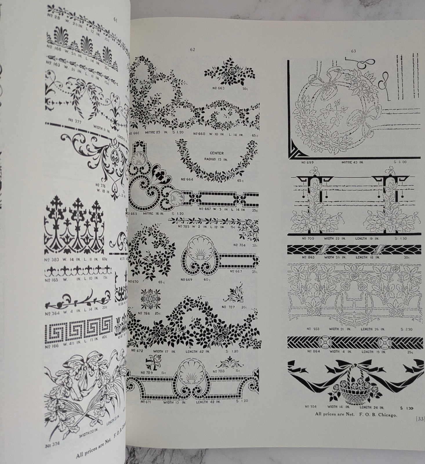 2,286 Traditional Stencil Designs by H. Roessing (1991, Trade Paperback)
