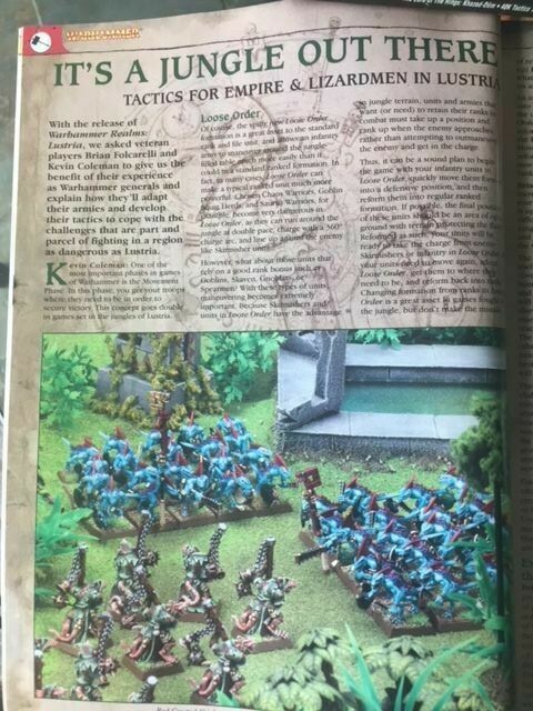 White Dwarf Warhammer Lizardmen Empire 40K Tyranid (July 2005 No.306) Magazine)