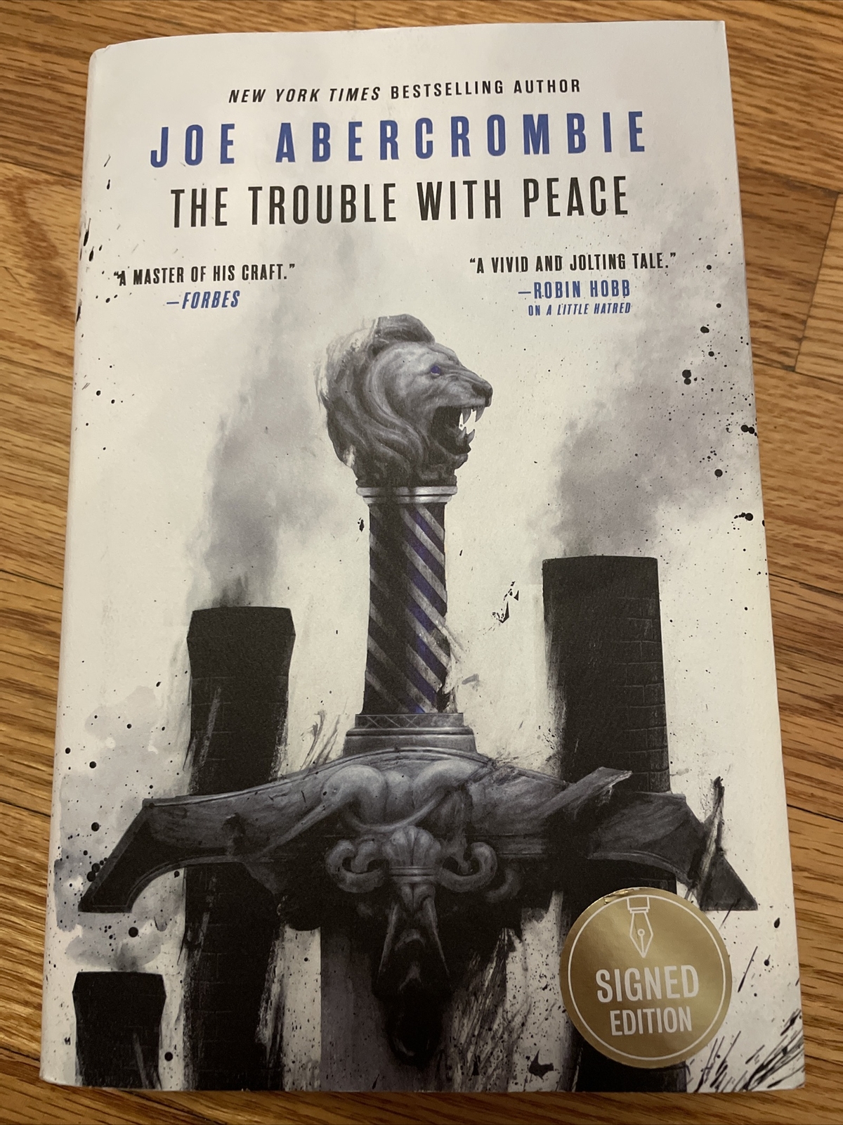 The Trouble With Peace SIGNED Joe Abercrombie (2020,HC,1st/1st) BRAND NEW