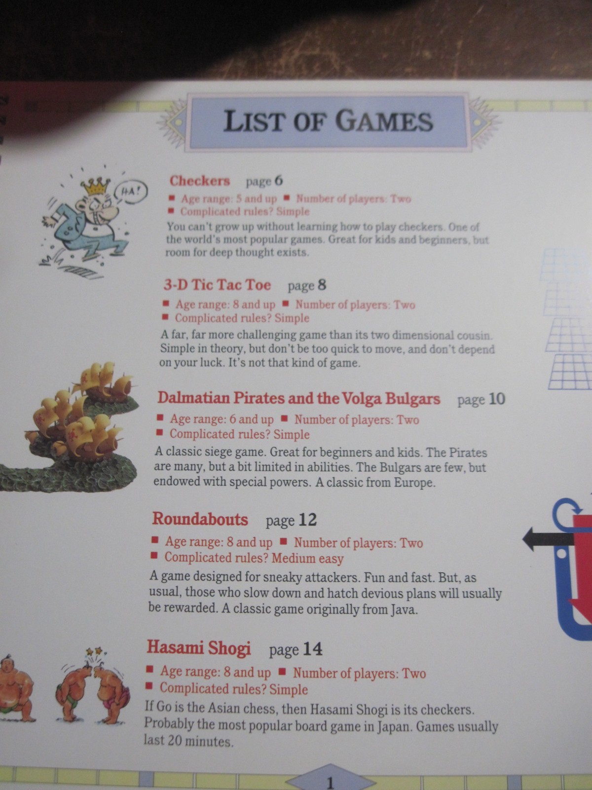 The Book of Classic Board Games with Other (Klutz) – Spiral-bound – GOOD