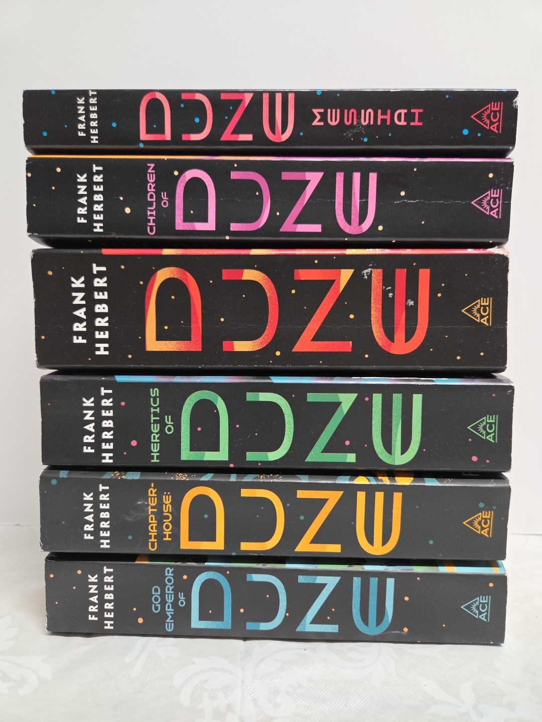 Lot of 6 Dune Series by Frank Herbert Ace Trade Paperbacks