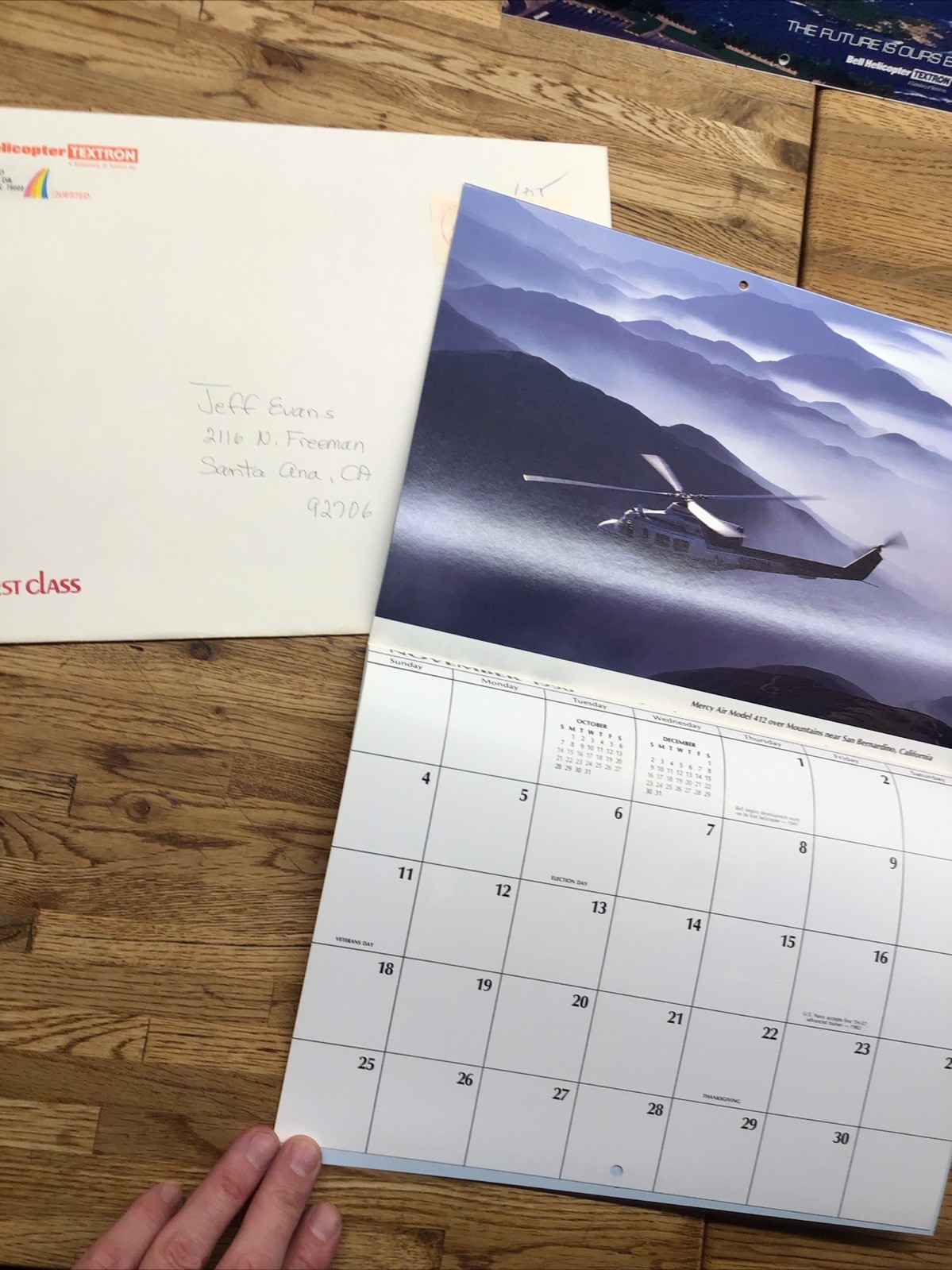 BELL HELICOPTER – Appointment Calendar – 1989 1990 1991 – Lot Of 3 – MM6.110