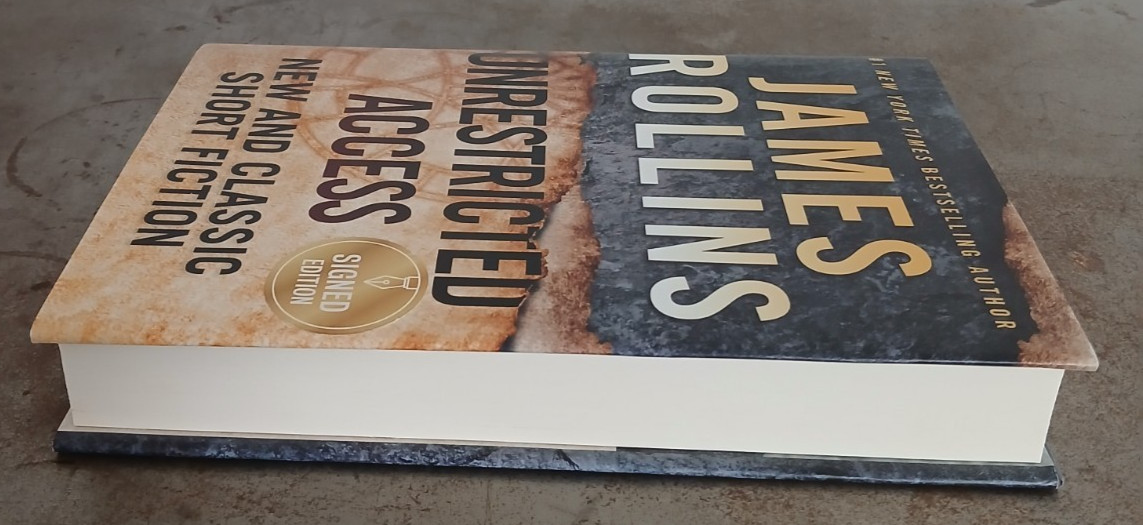 Unrestricted Access By James Rollins Signed Hardcover 390 Pages