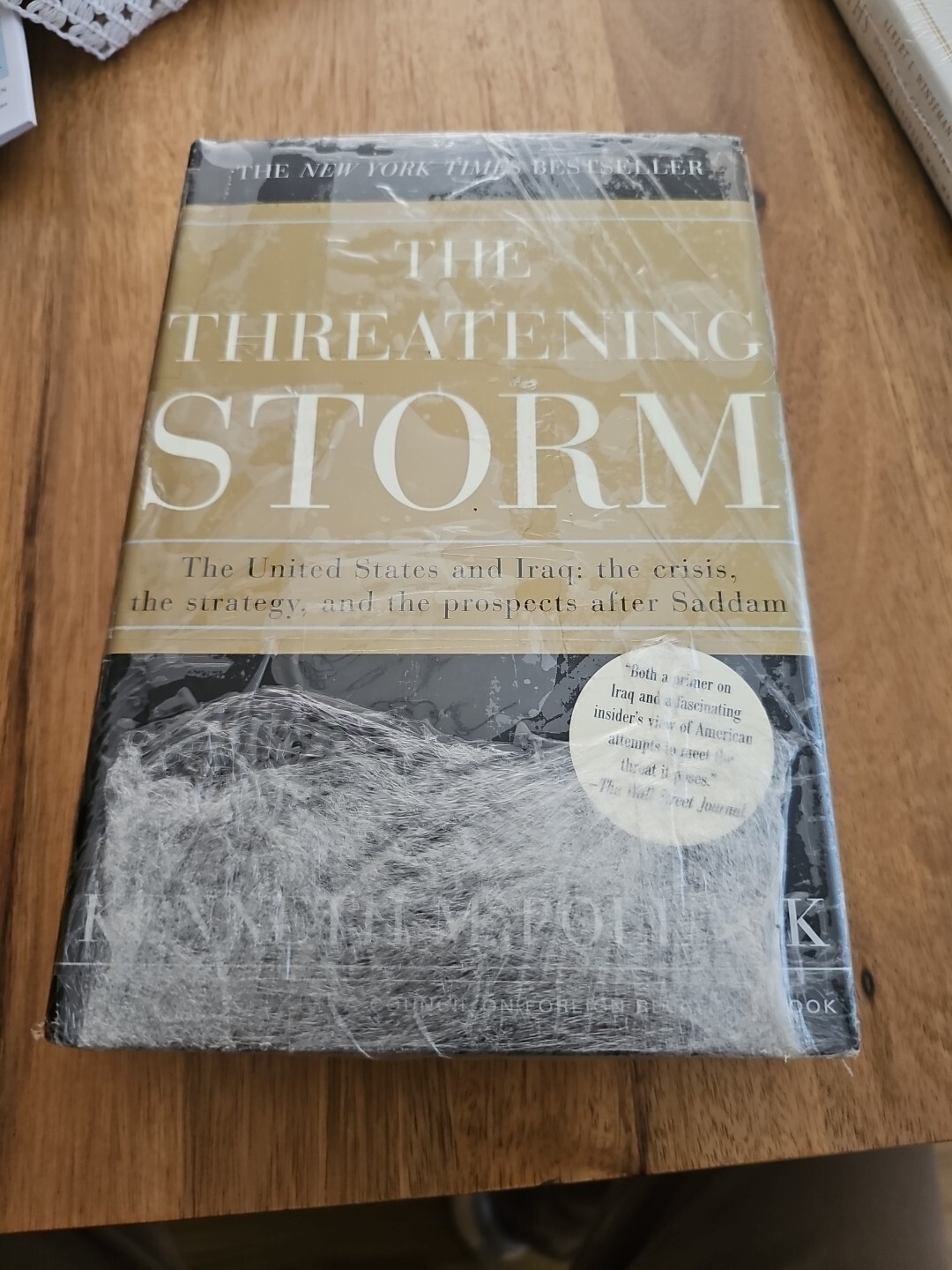 The Threatening Storm Book USA Iraq Crisis Kenneth Pollack Foreign Relations HB