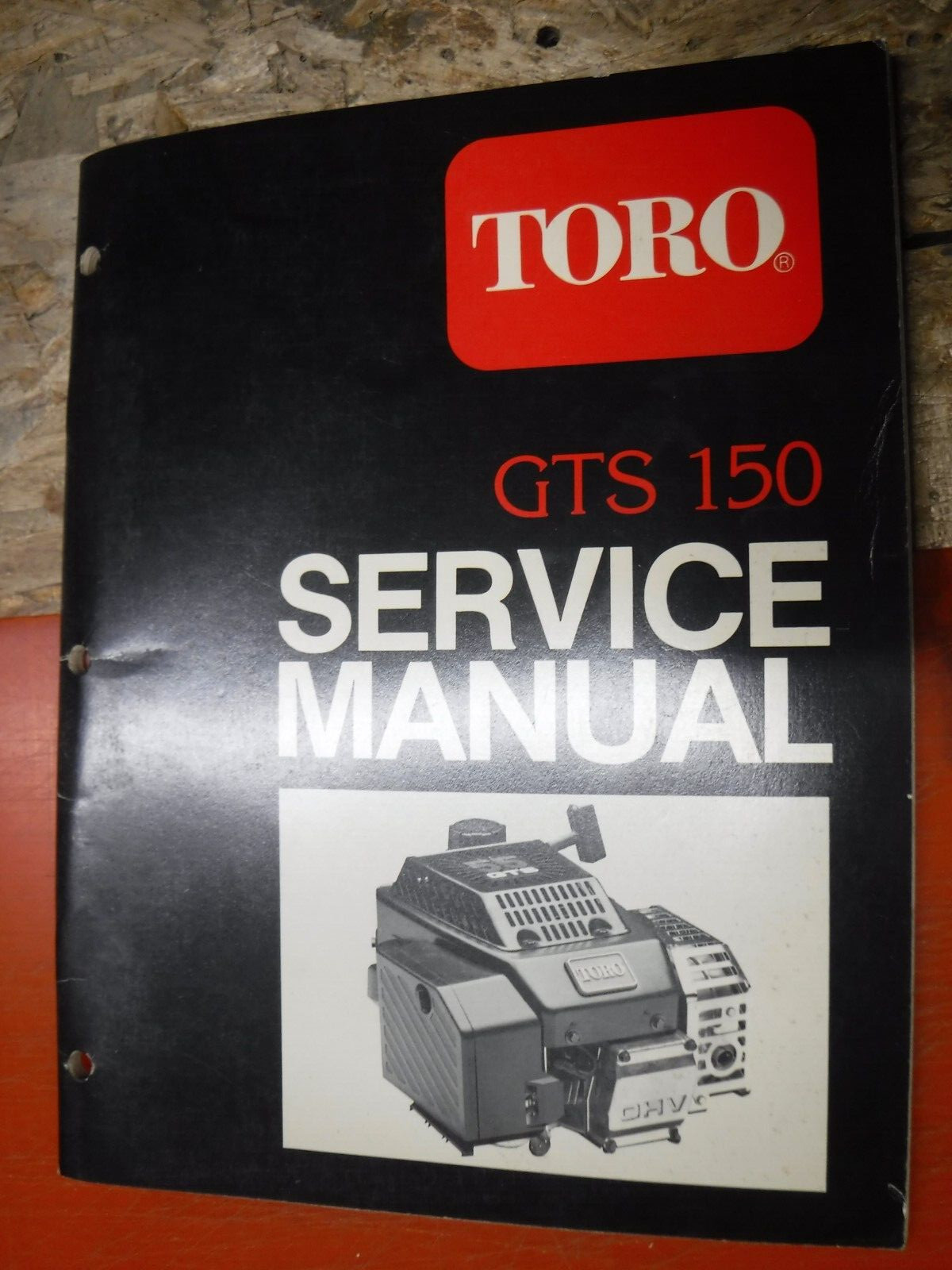 UP TO 1991 TORO GTS 150 OHV ENGINE ORIGINAL FACTORY SERVICE MANUAL