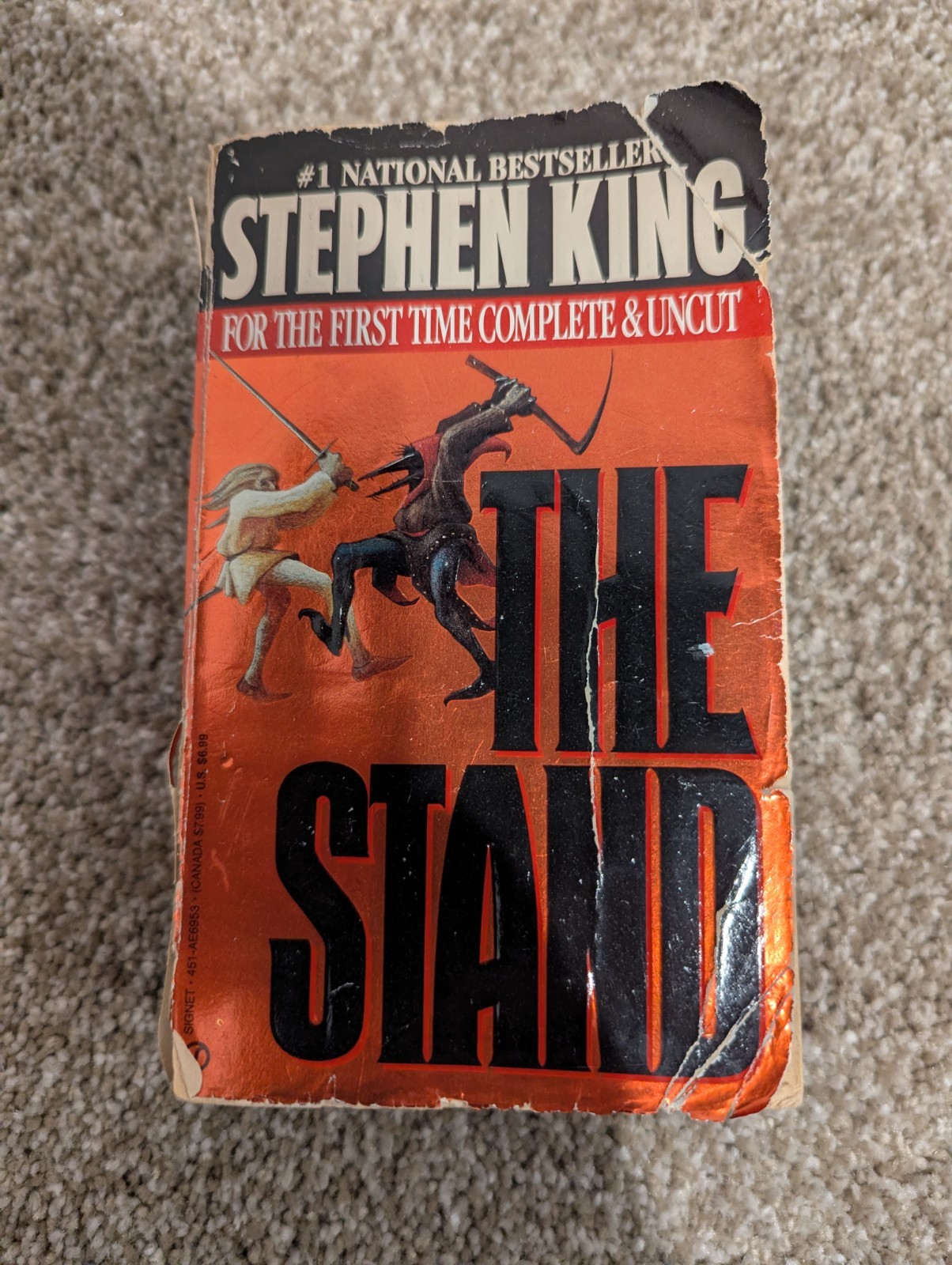 Stephen King The Stand Complete & Uncut 1991 Signet PB 1st Edition 1st Printing