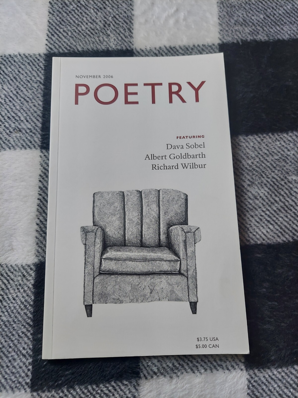POETRY Magazine (November 2006 Vol 189 Number 2) Literature Poetry Magazine