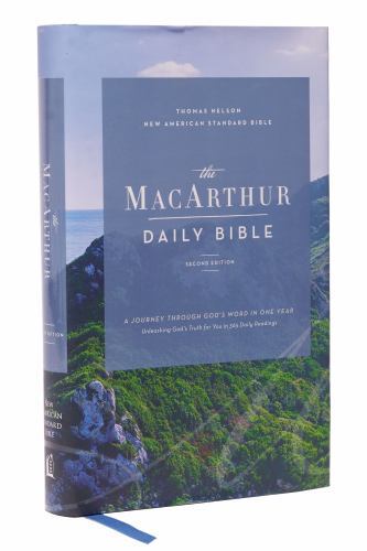 NASB, MacArthur Daily Bible, 2nd Edition, Hardcover, Comfort Print, Thomas Nelso