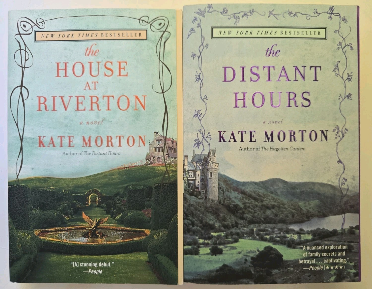 The Distant Hours, The House At Riverton By Kate Morton NYT Bestseller Trade PBs