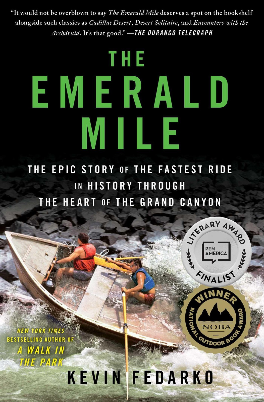 The Emerald Mile by Kevin Fedarko Trade Paperback Brand New