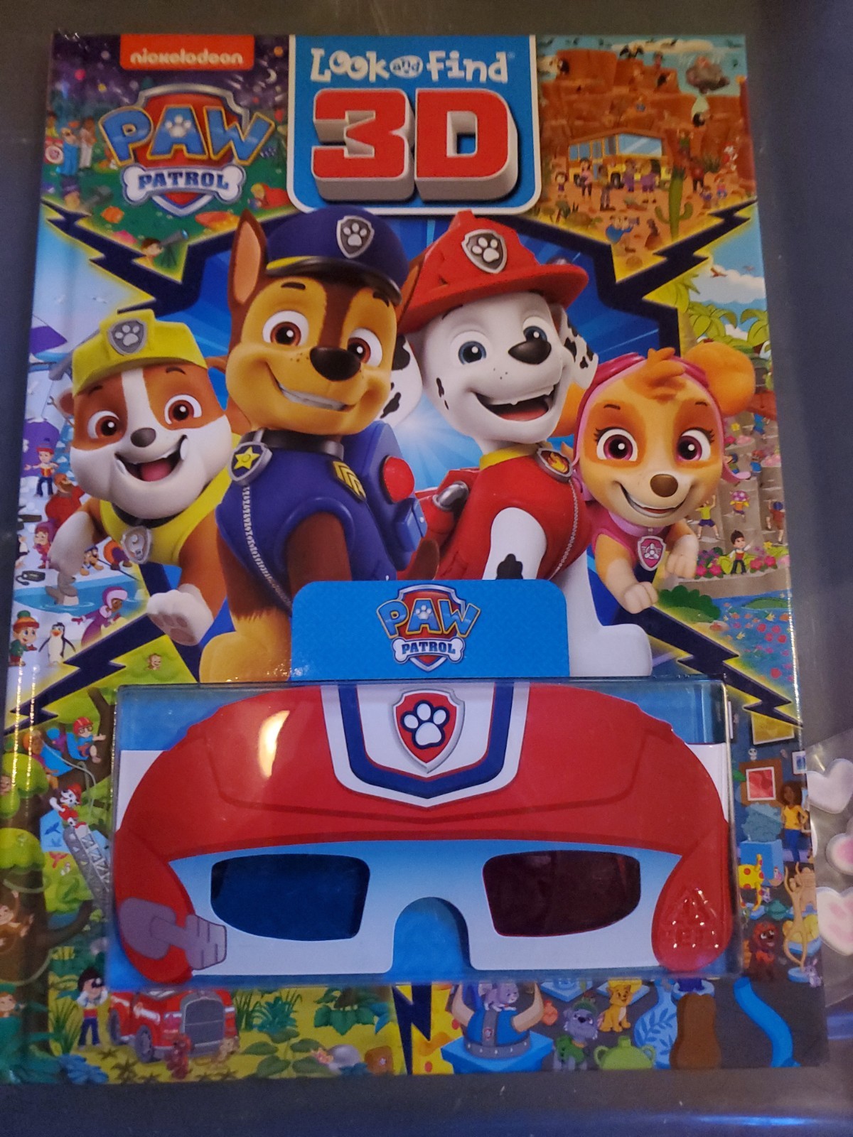 Nickelodeon PAW Patrol: Look and Find 3D by PI Kids (2024, Hardcover)
