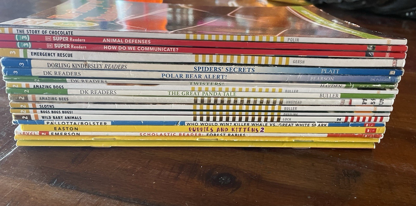 Lot Of 18 DK Readers Level 2 &3 Kids Books Early Readers Mixed Lot Nat Geo, Etc