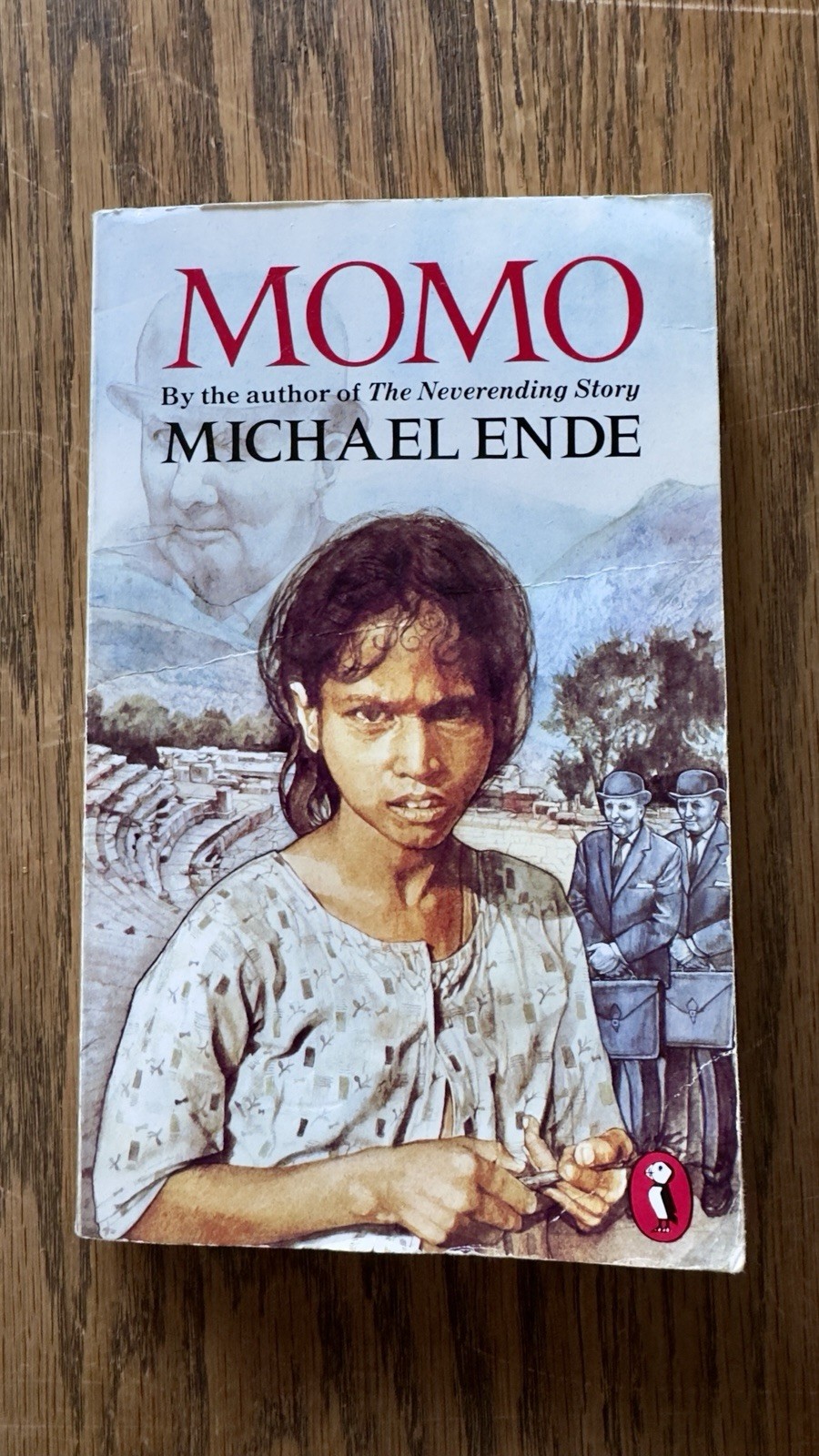 Momo by Michael Ende (Puffin, Trade Paperback 1985, UK/Canada)