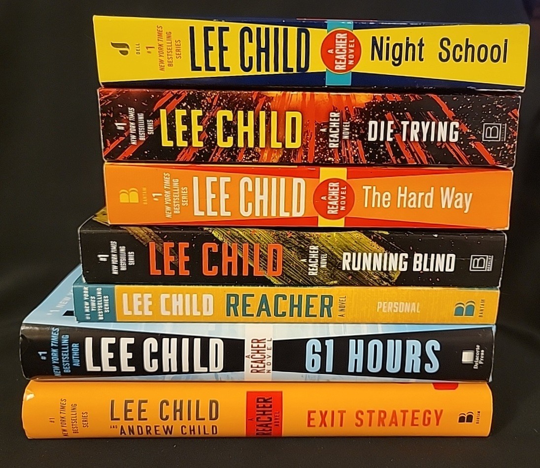 Lot of 7 Jack Reacher Lee Child Books 1st Edition 1st Print 2025 Exit Startegy &